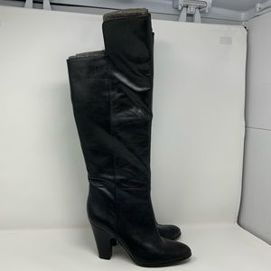Nine West over the knee boots Black Leather 7